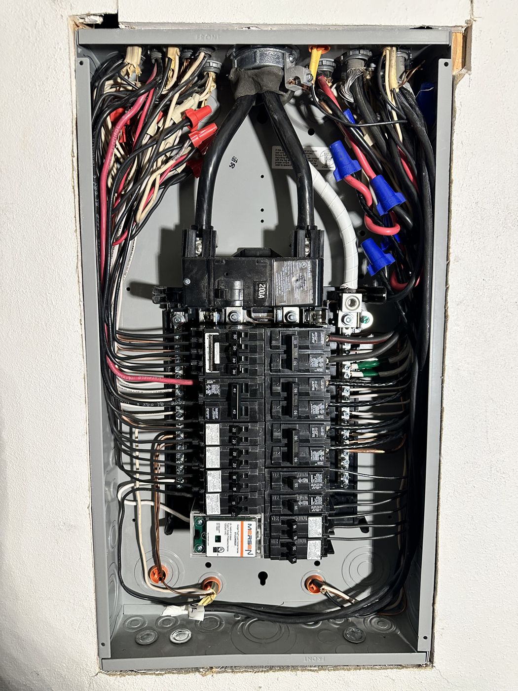 The same panel, finished